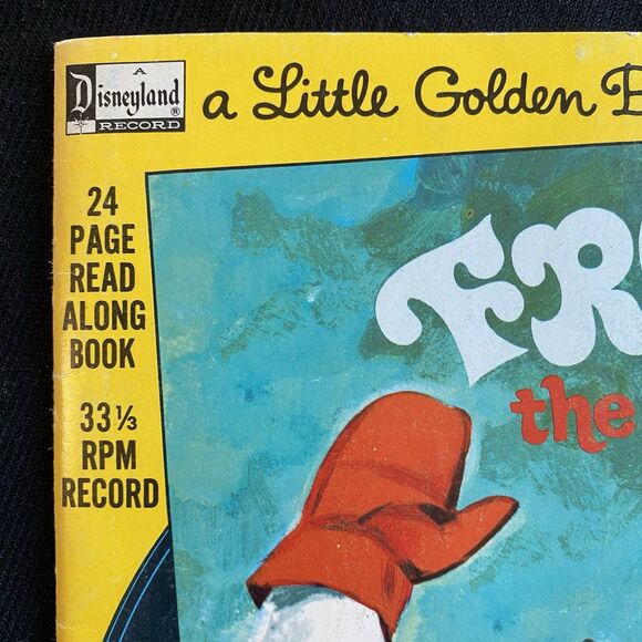 Vintage 1976 Little Golden Book & Record Of Frosty The Snowman. Read Along. USA. - Picture 2 of 13